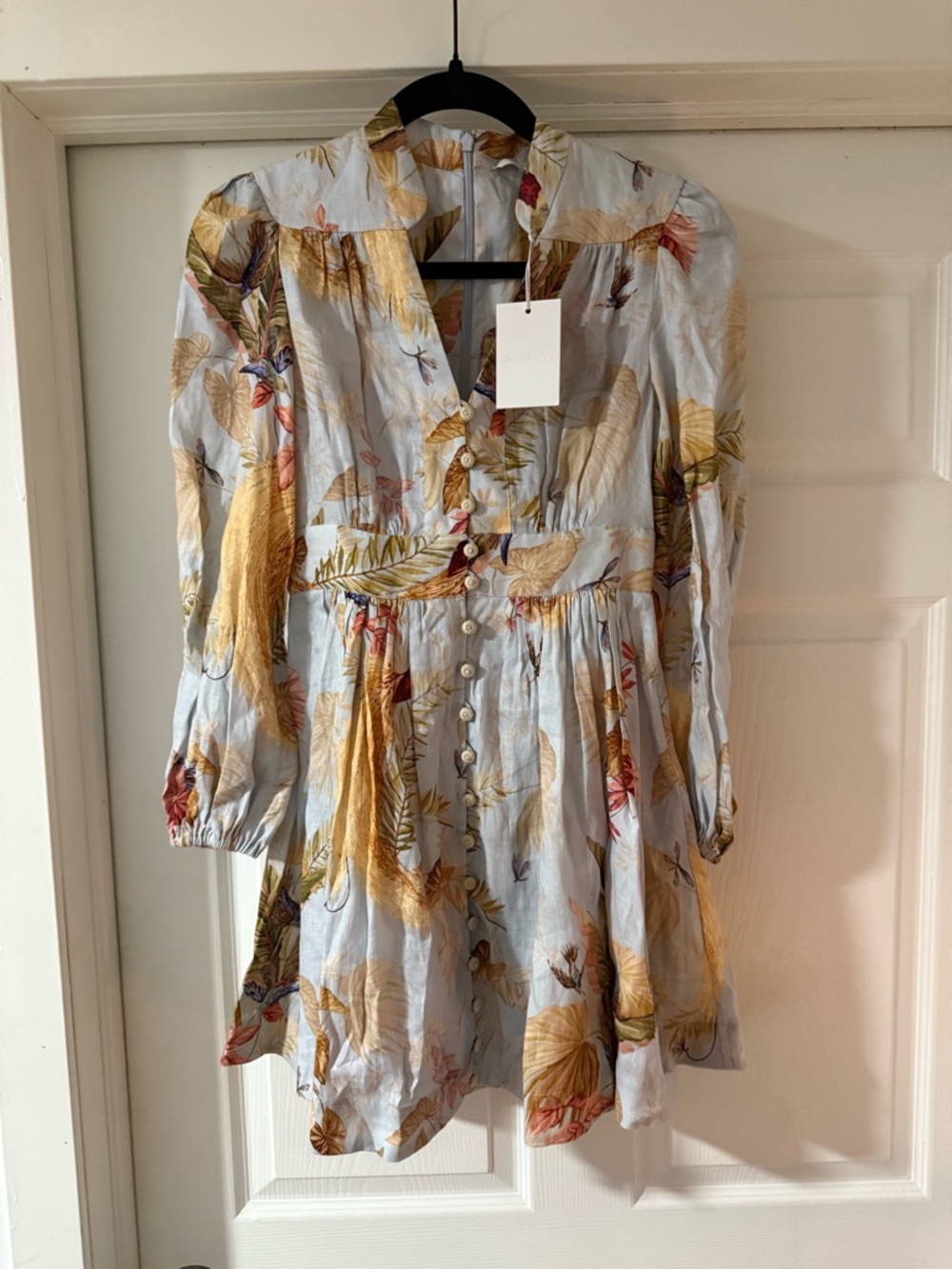 Zimmermann Ascension plunge mini dress